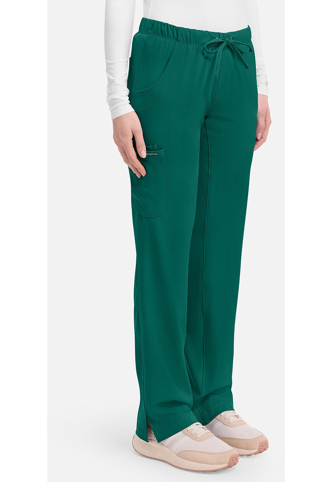 Rebecca Pant dames met middelhoge taille en rechte pijpen