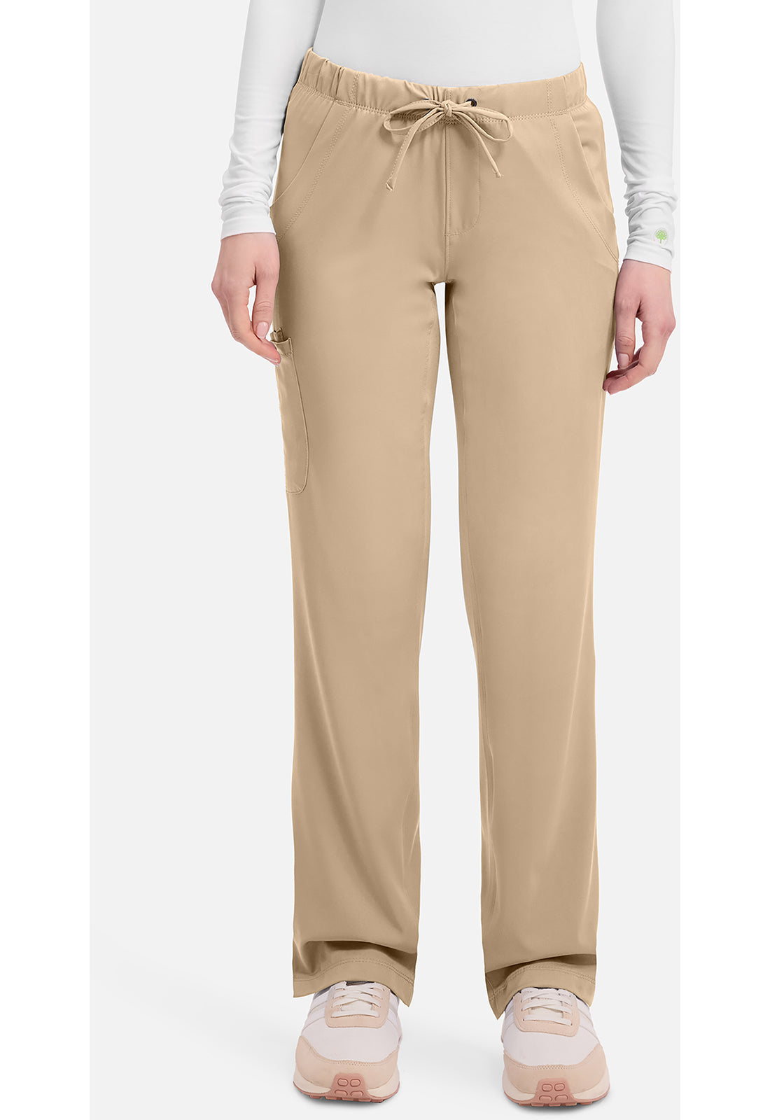 Rebecca Pant dames met middelhoge taille en rechte pijpen