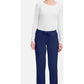 Rebecca Pant dames met middelhoge taille en rechte pijpen