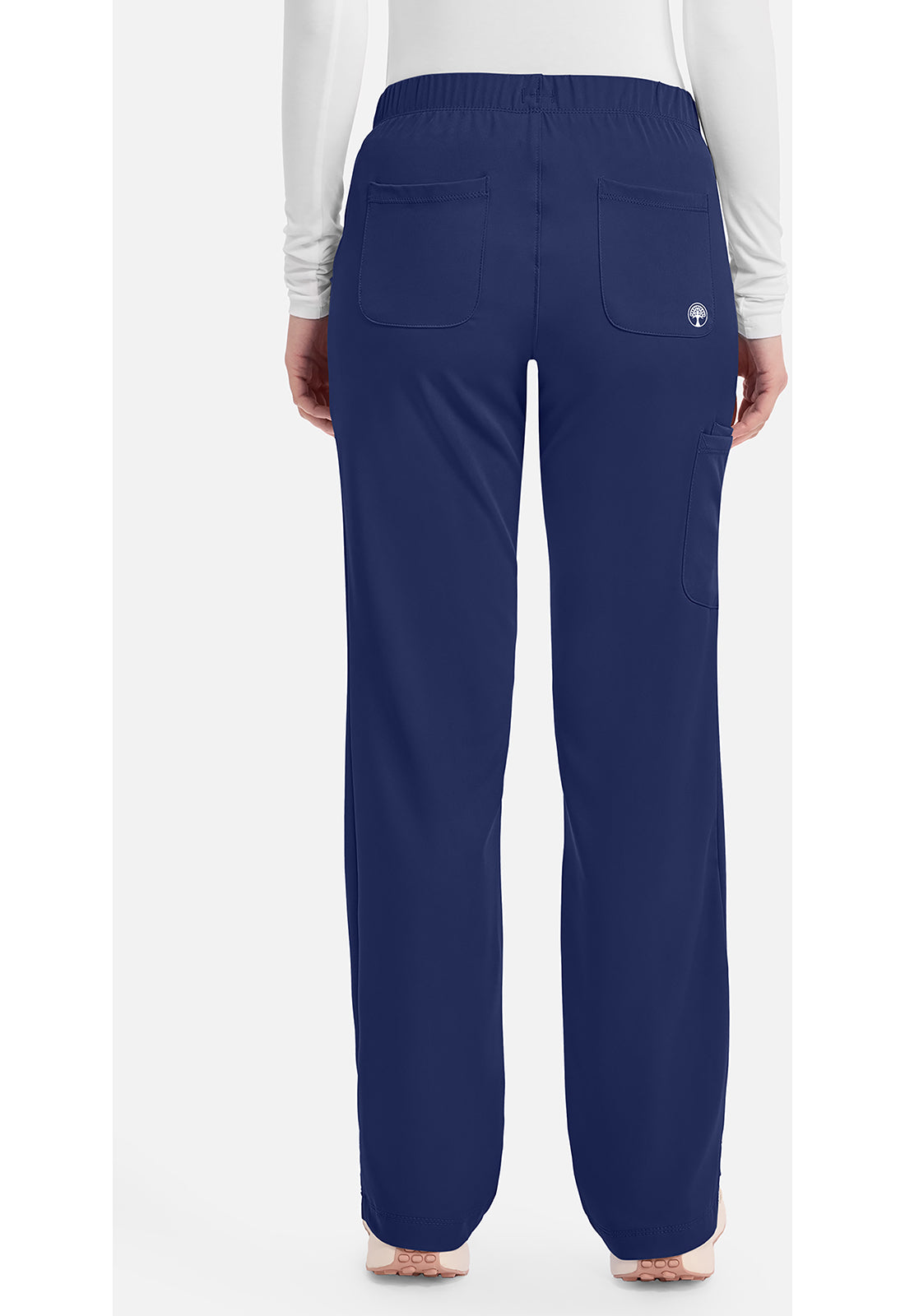 Rebecca Pant dames met middelhoge taille en rechte pijpen