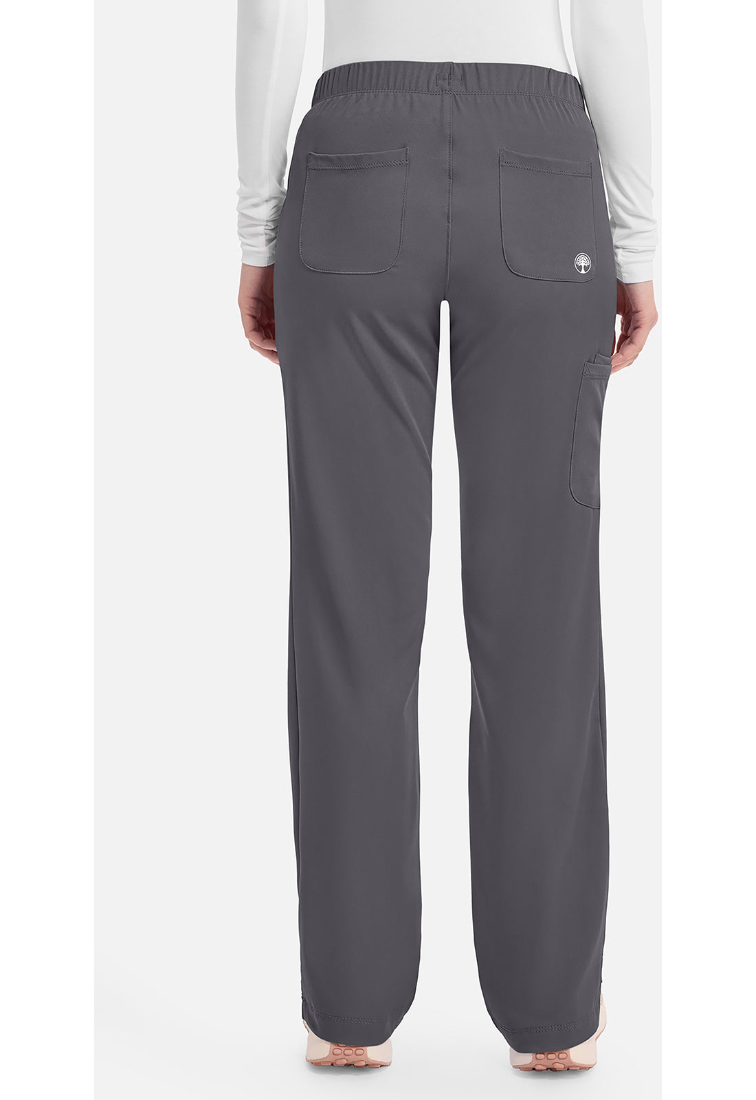 Rebecca Pant dames met middelhoge taille en rechte pijpen