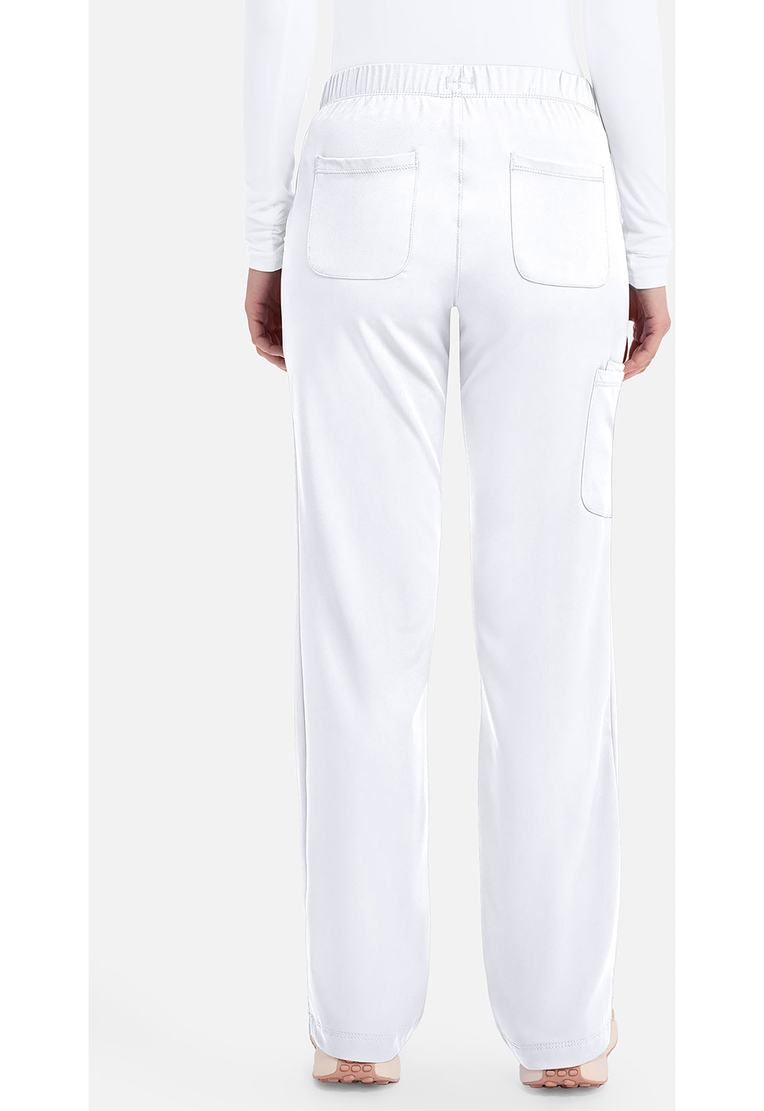 Rebecca Pant dames met middelhoge taille en rechte pijpen