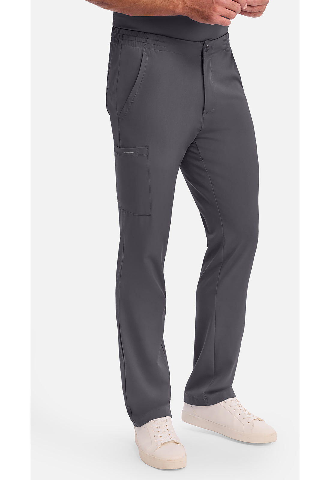 Ryan Pant met middelhoge taille en elastische tailleband met trekkoord