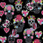 Tuniek Infinity iFlex CK732 Sugar Skull Flutter - Zorgkleding.nl
