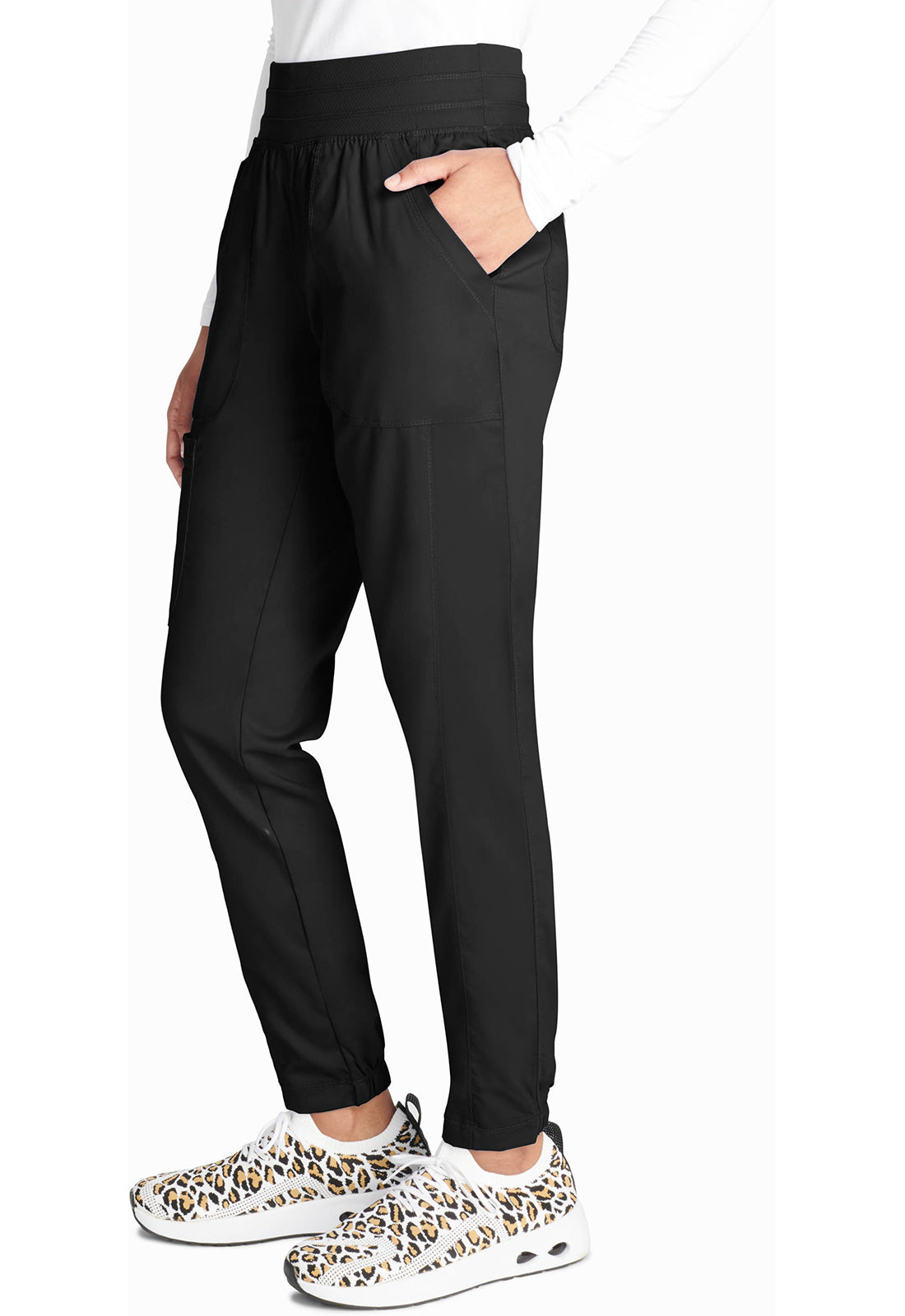Cherokee Workwear Natural Rise Jogger met ademende mesh tailleband en 2-way stretch WWE011