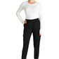 Cherokee Workwear Halfhoge joggingbroek met taps toelopende pijpen en gebreide tailleband WWE115