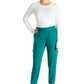 Cherokee Workwear Halfhoge joggingbroek met taps toelopende pijpen en gebreide tailleband WWE115