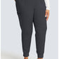 Cherokee Workwear Halfhoge joggingbroek met taps toelopende pijpen en gebreide tailleband WWE115