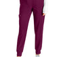 Cherokee Workwear Halfhoge joggingbroek met taps toelopende pijpen en gebreide tailleband WWE115