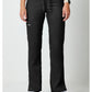 Mid-rise jeans met gematigde uitlopende pijpen en trekkoord met cargozakken en 2-way stretch WWE120
