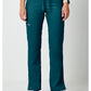 Mid-rise jeans met gematigde uitlopende pijpen en trekkoord met cargozakken en 2-way stretch WWE120