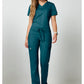Mid-rise jeans met gematigde uitlopende pijpen en trekkoord met cargozakken en 2-way stretch WWE120