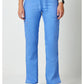 Mid-rise jeans met gematigde uitlopende pijpen en trekkoord met cargozakken en 2-way stretch WWE120