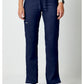 Cherokee Workwear Mid-rise jeans met gematigde uitlopende pijpen en trekkoord met cargozakken en 2-way stretch WWE120