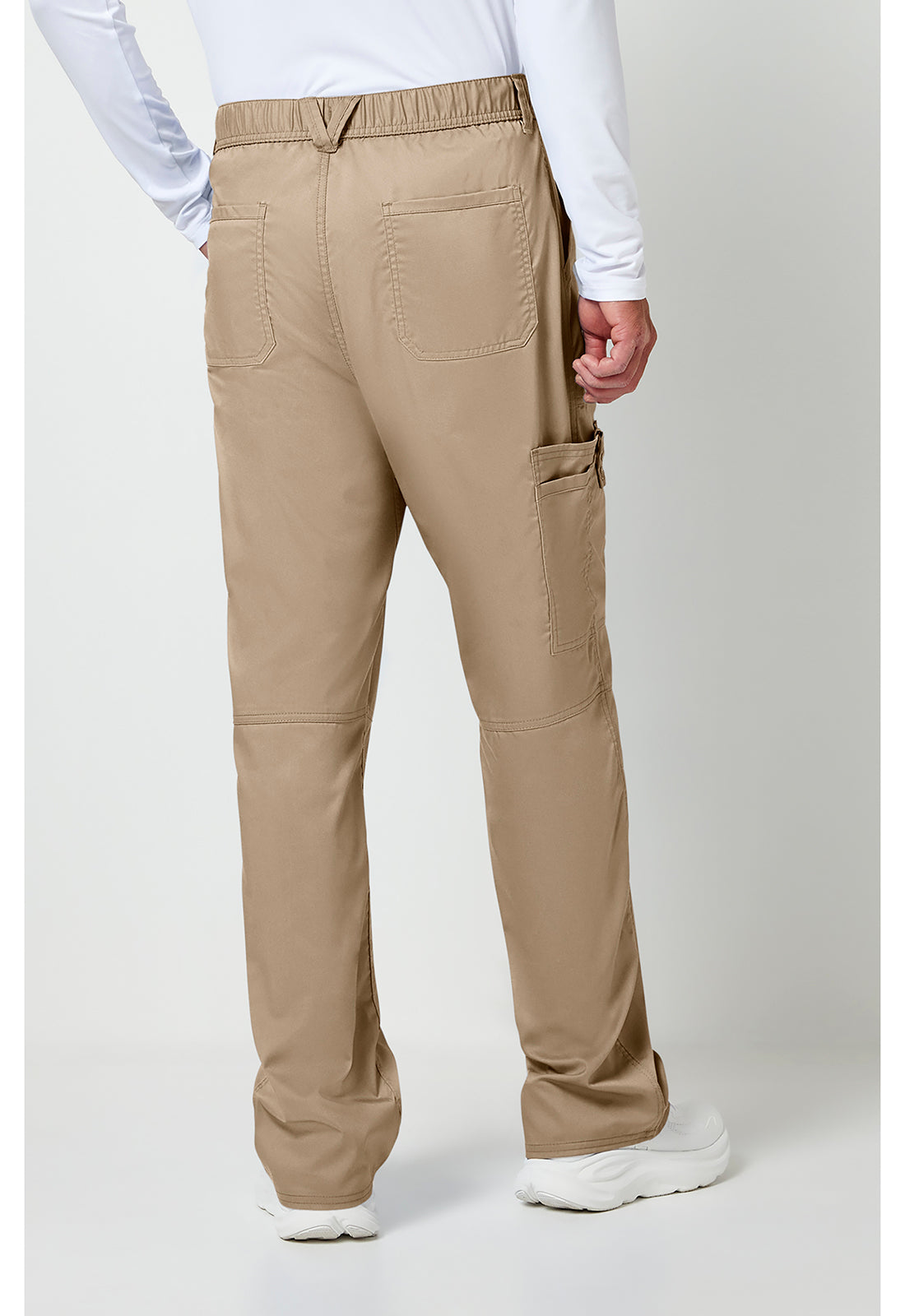Cherokee Workwear Herenbroek met middelhoge taille en taps toelopende pijpen met 7 zakken en 2-way stretch WWE140