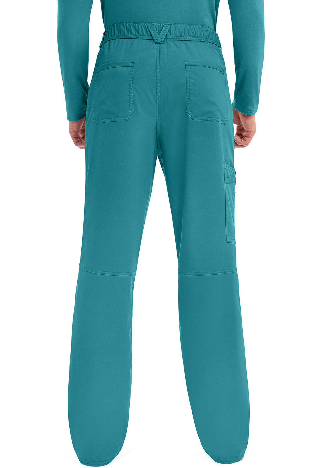Cherokee Workwear Herenbroek met middelhoge taille en taps toelopende pijpen met 7 zakken en 2-way stretch WWE140