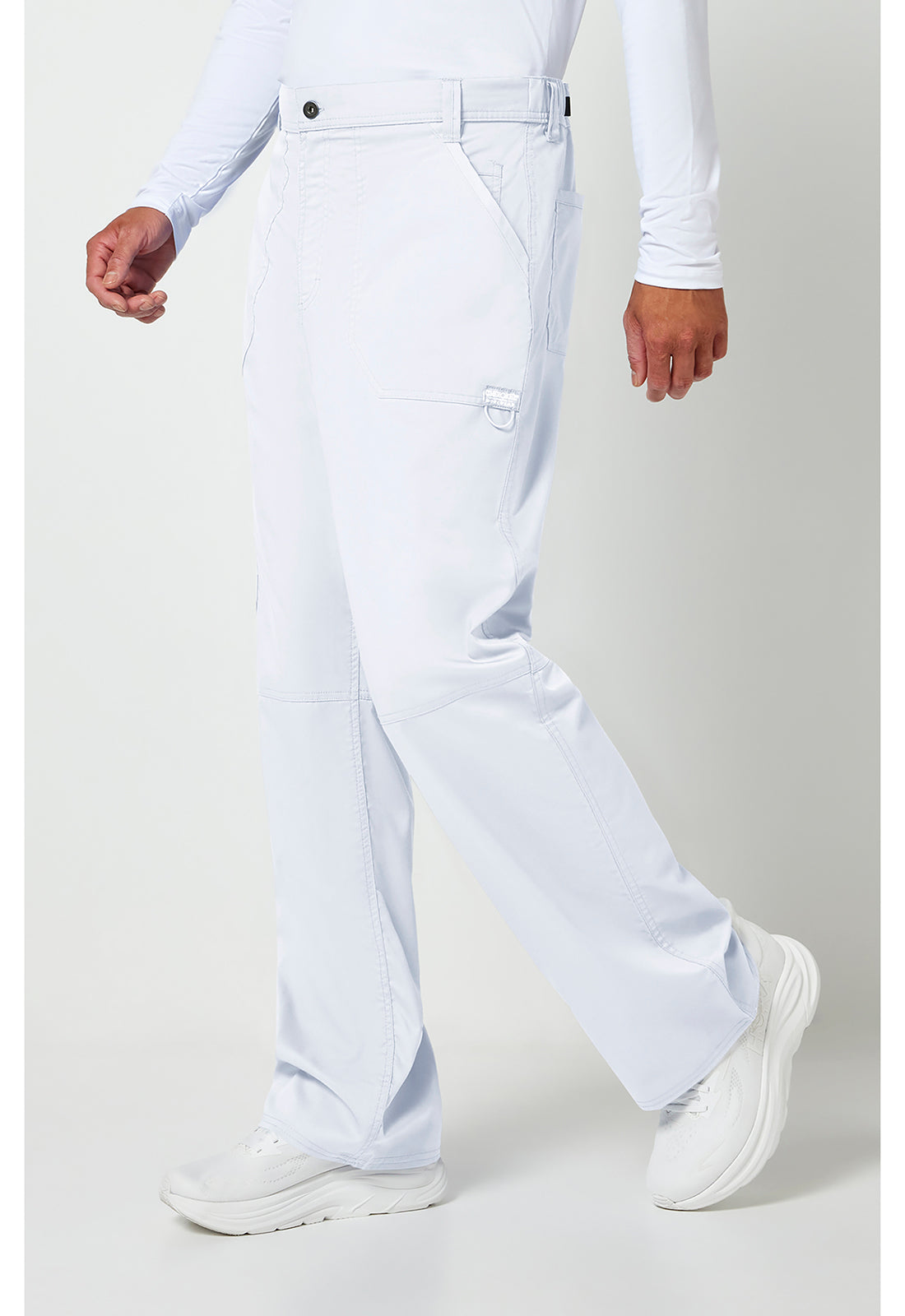 Cherokee Workwear Herenbroek met middelhoge taille en taps toelopende pijpen met 7 zakken en 2-way stretch WWE140