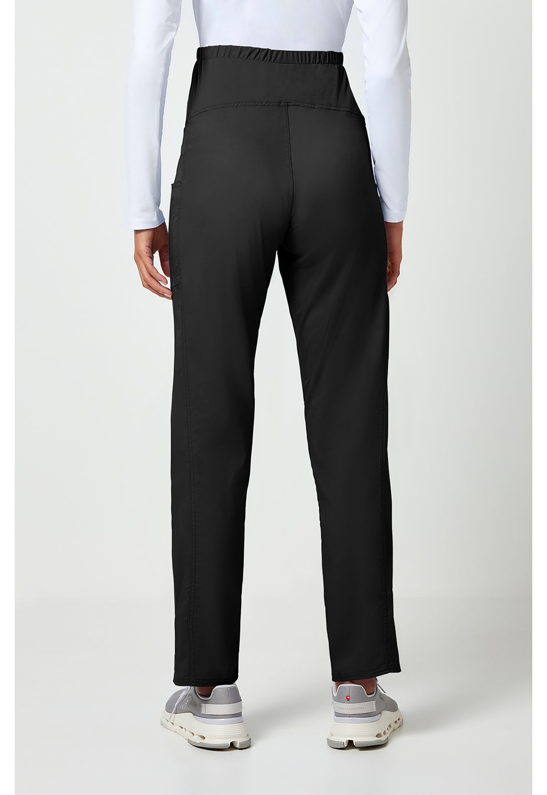 Cherokee Workwear Rechte zwangerschapsbroek met gebreid buikpaneel en 2-way stretch WWE155