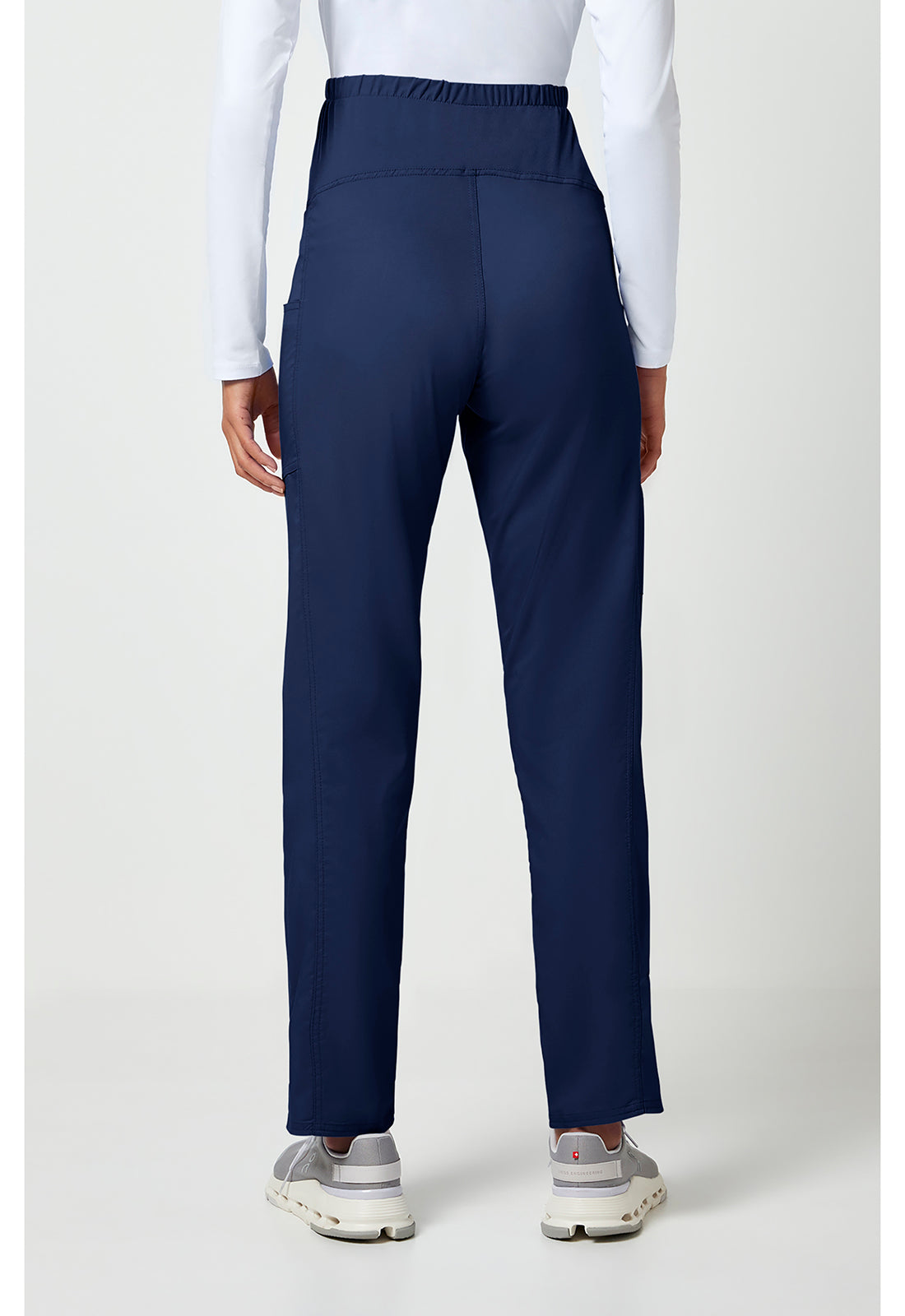 Cherokee Workwear Rechte zwangerschapsbroek met gebreid buikpaneel en 2-way stretch WWE155