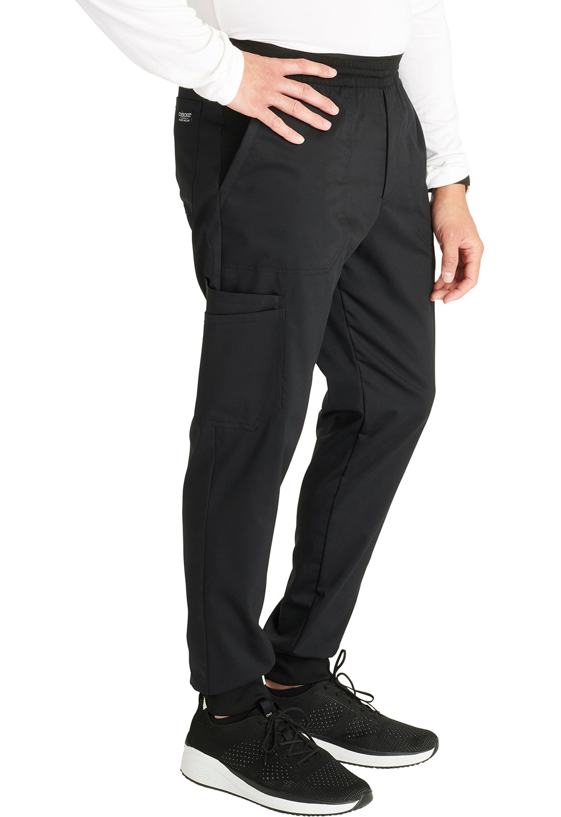 Cherokee Workwear Heren joggingbroek met meshdetails en taps toelopende pijpen WWE251