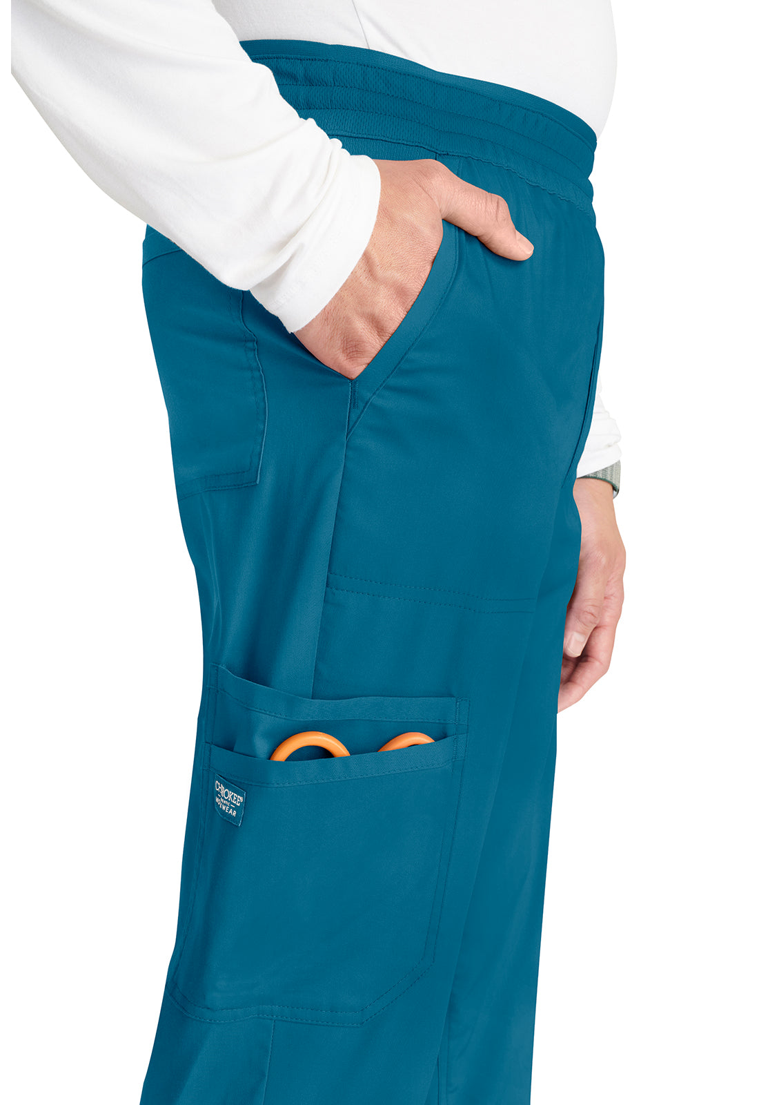 Cherokee Workwear Heren joggingbroek met meshdetails en taps toelopende pijpen WWE251