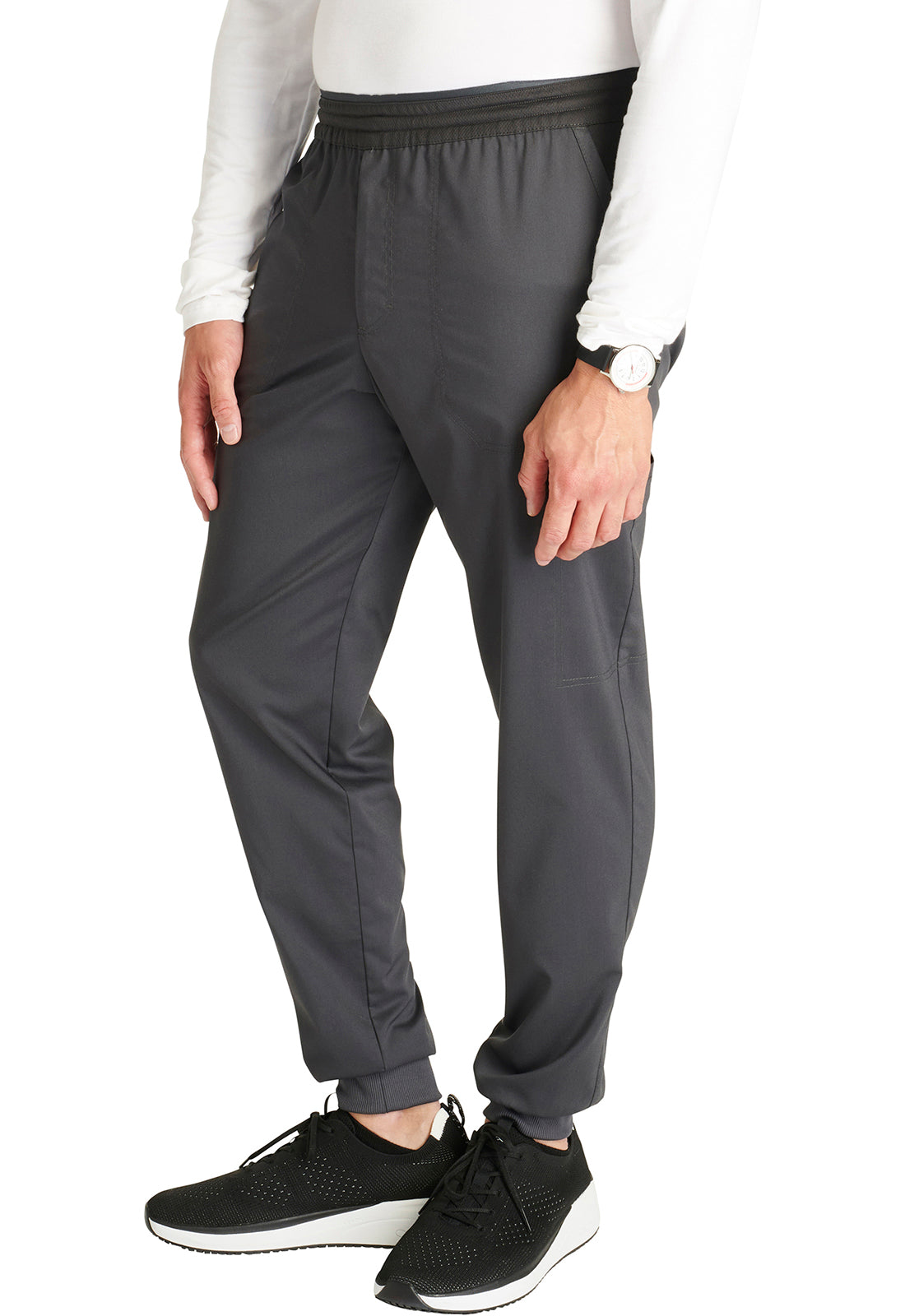 Cherokee Workwear Heren joggingbroek met meshdetails en taps toelopende pijpen WWE251