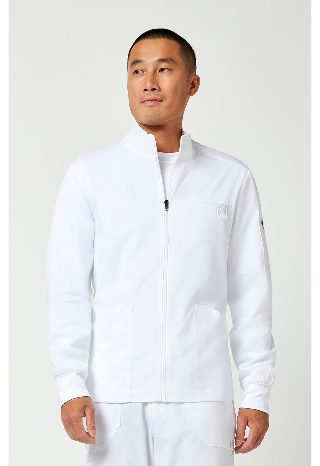 Cherokee Workwear Herenjas met ritssluiting, geribde manchetten en 2-way stretch WWE320