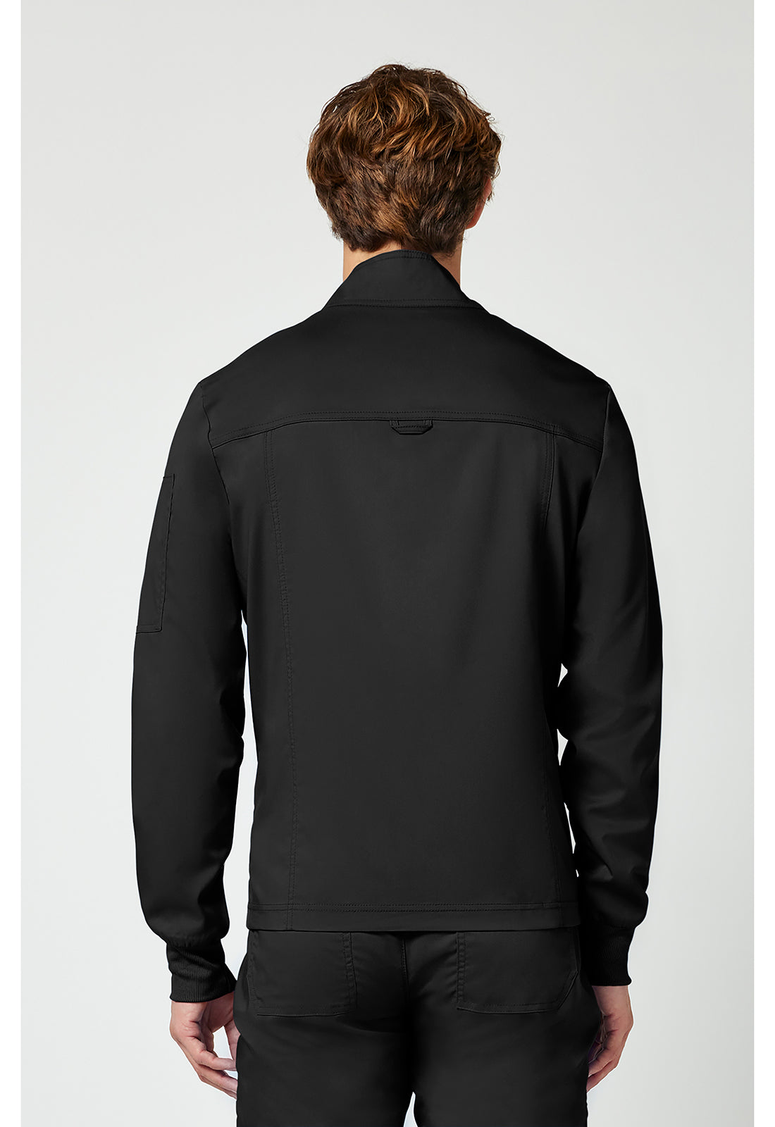 Cherokee Workwear Herenjas met ritssluiting, geribde manchetten en 2-way stretch WWE320