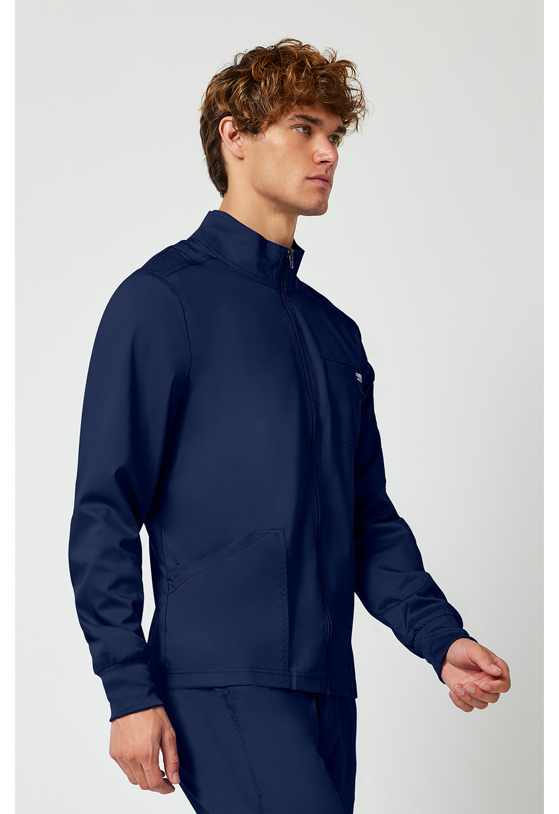 Cherokee Workwear Herenjas met ritssluiting, geribde manchetten en 2-way stretch WWE320