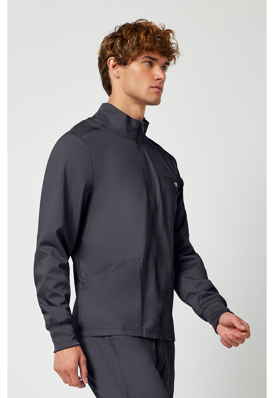 Cherokee Workwear Herenjas met ritssluiting, geribde manchetten en 2-way stretch WWE320