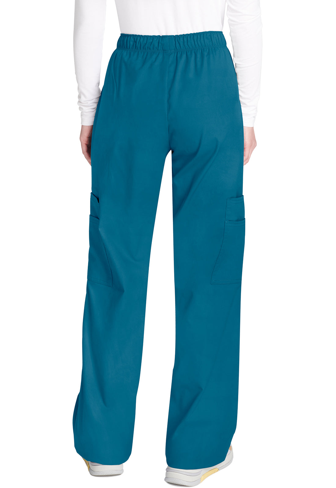 Cherokee Workwear Cargo broek met middelhoge taille en elastische tailleband met 7 zakken en Core Stretch WWE4005