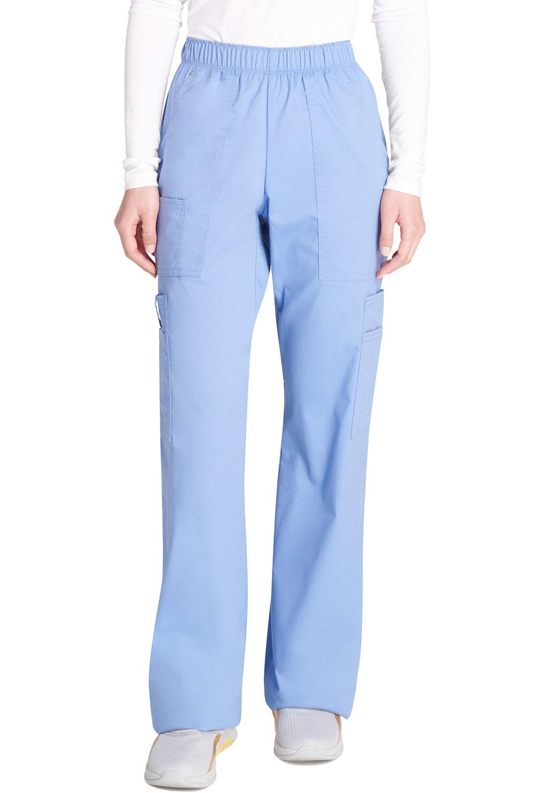 Cherokee Workwear Cargo broek met middelhoge taille en elastische tailleband met 7 zakken en Core Stretch WWE4005
