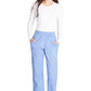 Cherokee Workwear Cargo broek met middelhoge taille en elastische tailleband met 7 zakken en Core Stretch WWE4005