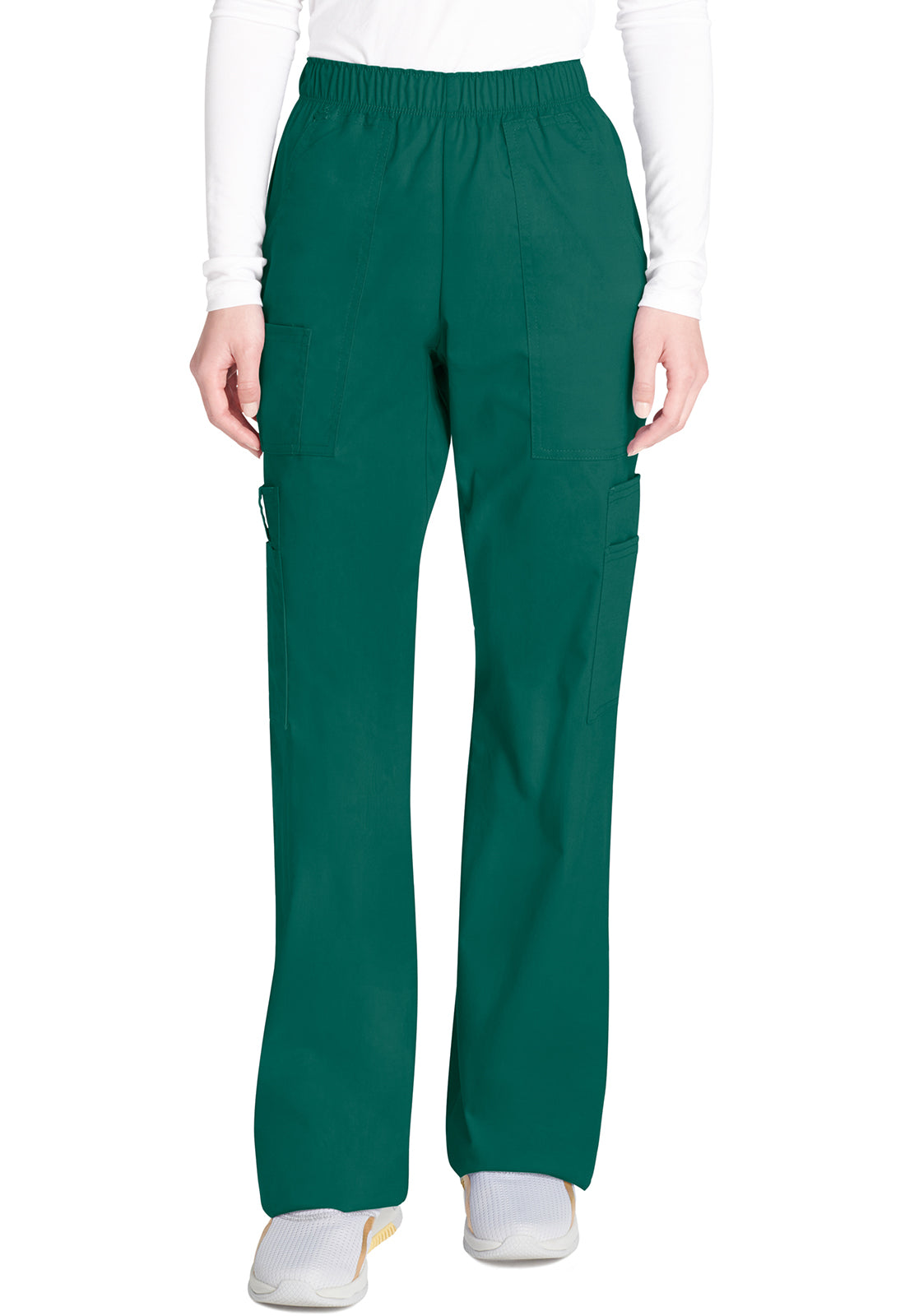 Cherokee Workwear Cargo broek met middelhoge taille en elastische tailleband met 7 zakken en Core Stretch WWE4005