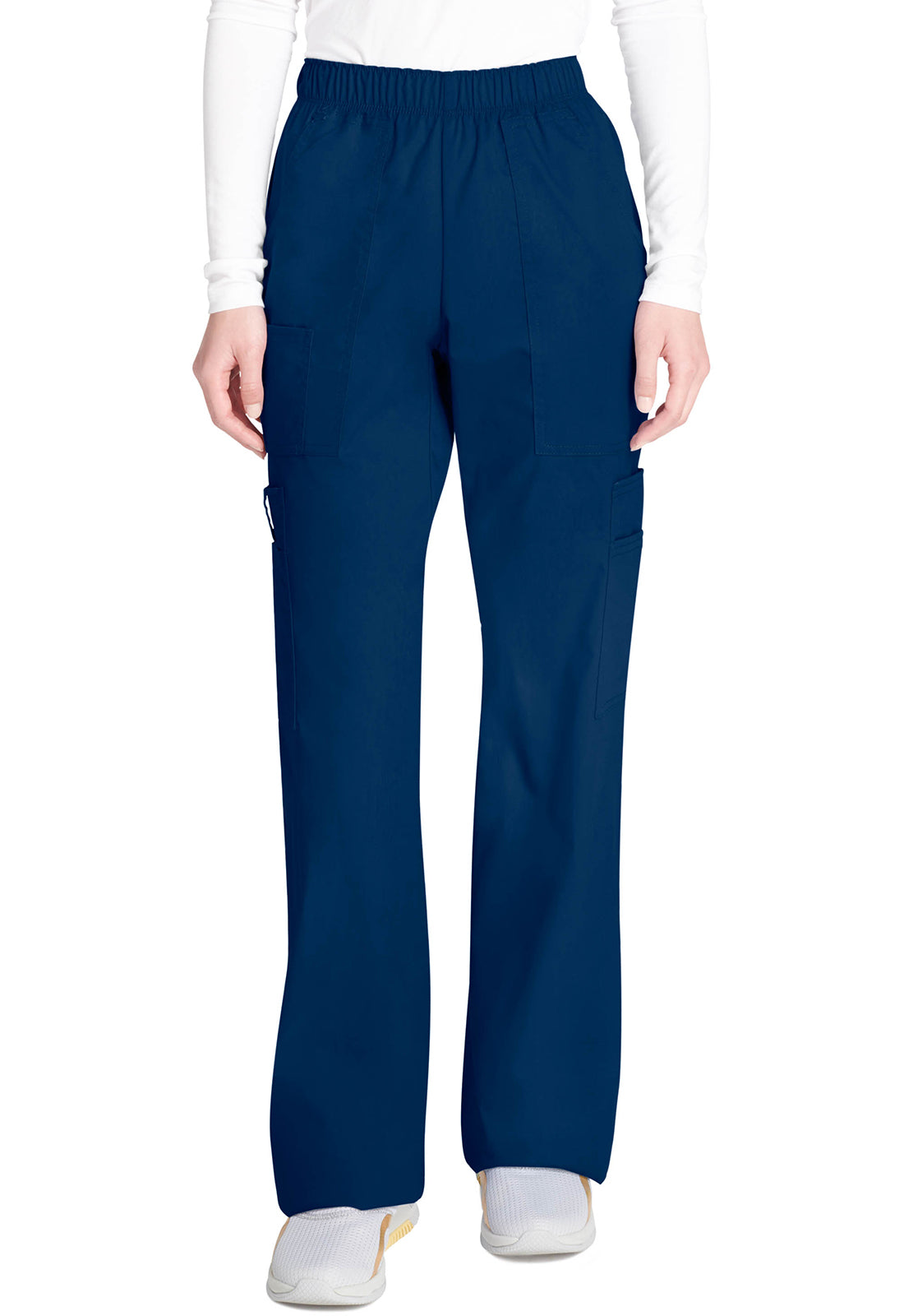 Cherokee Workwear Cargo broek met middelhoge taille en elastische tailleband met 7 zakken en Core Stretch WWE4005