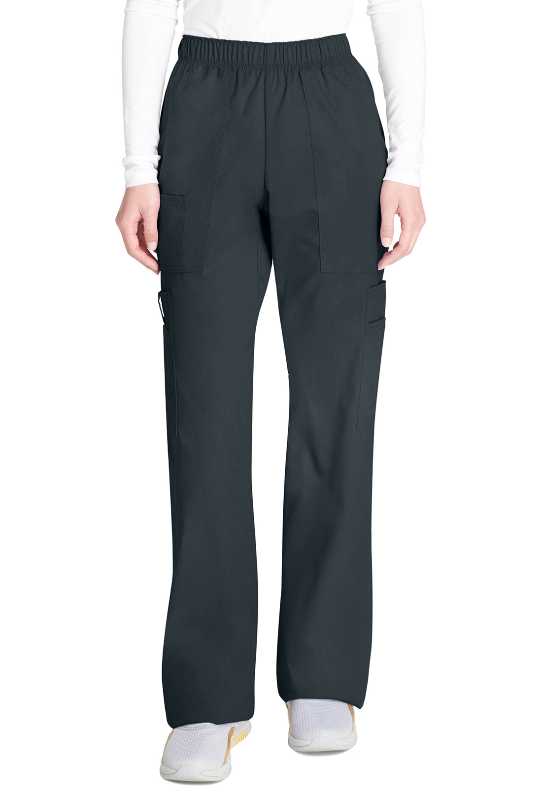 Cherokee Workwear Cargo broek met middelhoge taille en elastische tailleband met 7 zakken en Core Stretch WWE4005