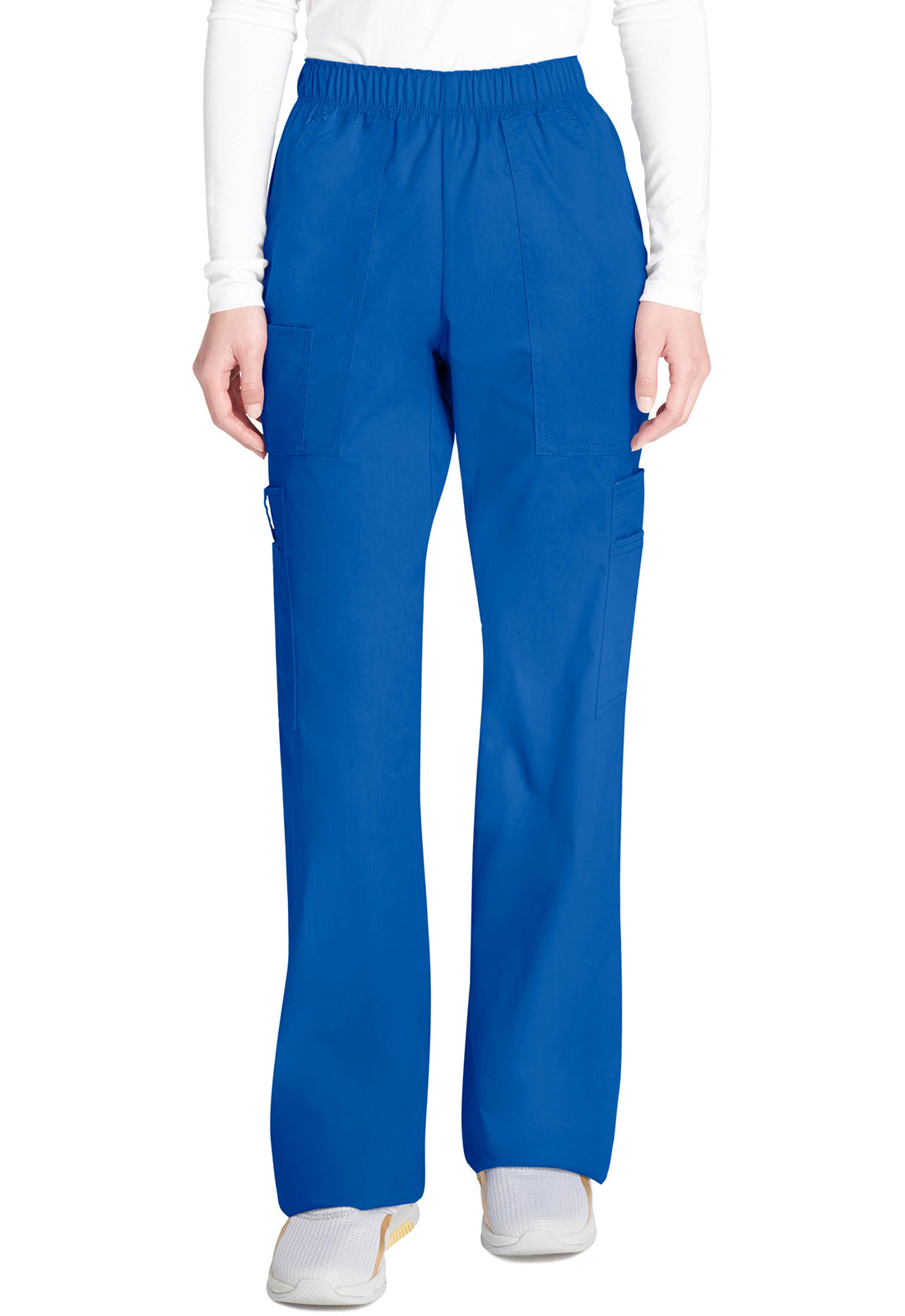 Cherokee Workwear Cargo broek met middelhoge taille en elastische tailleband met 7 zakken en Core Stretch WWE4005