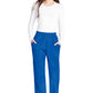 Cherokee Workwear Cargo broek met middelhoge taille en elastische tailleband met 7 zakken en Core Stretch WWE4005