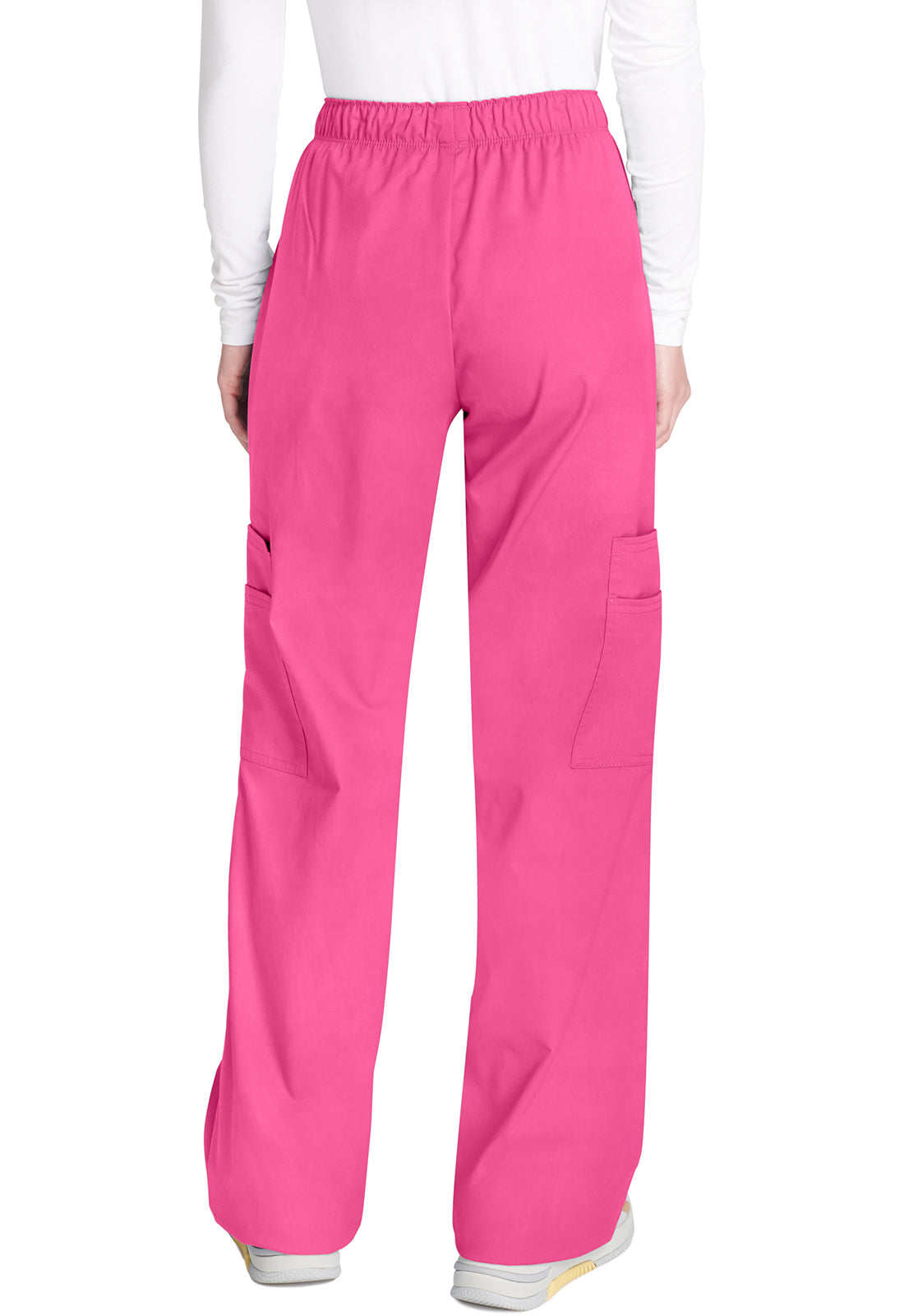 Cherokee Workwear Cargo broek met middelhoge taille en elastische tailleband met 7 zakken en Core Stretch WWE4005