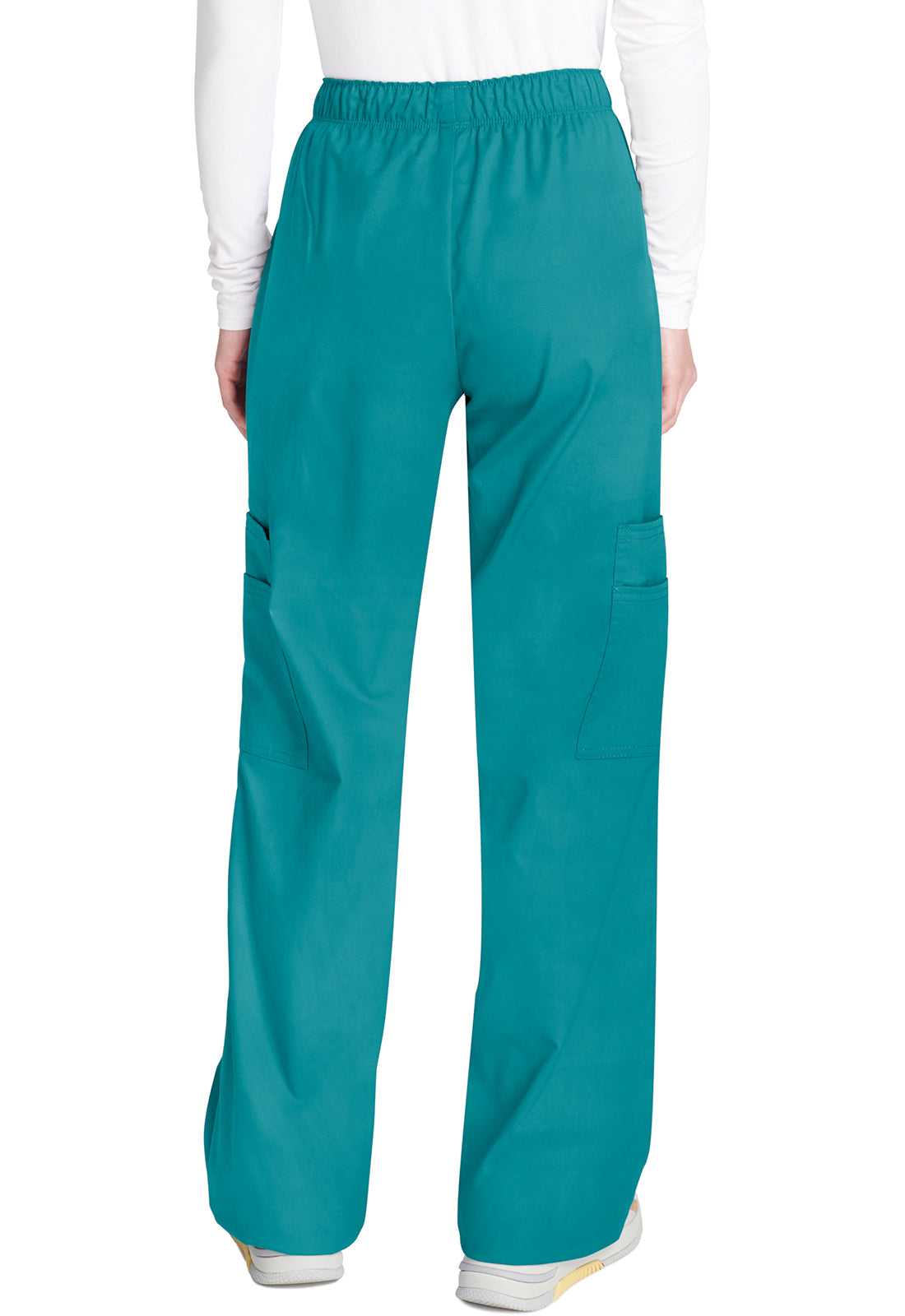 Cherokee Workwear Cargo broek met middelhoge taille en elastische tailleband met 7 zakken en Core Stretch WWE4005