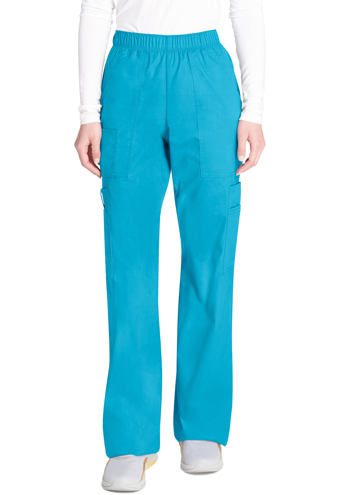 Cherokee Workwear Cargo broek met middelhoge taille en elastische tailleband met 7 zakken en Core Stretch WWE4005