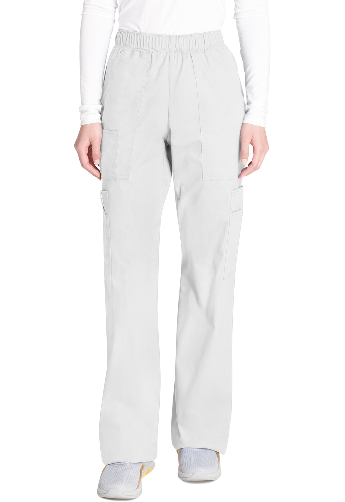 Cherokee Workwear Cargo broek met middelhoge taille en elastische tailleband met 7 zakken en Core Stretch WWE4005