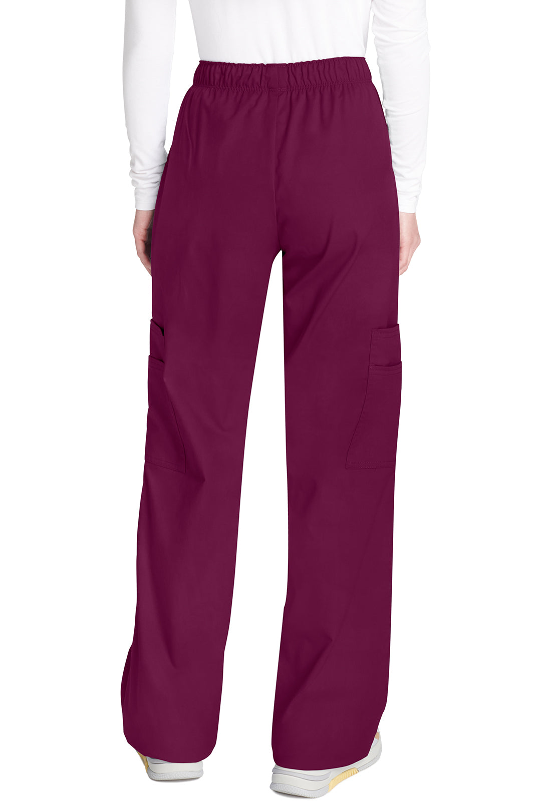 Cherokee Workwear Cargo broek met middelhoge taille en elastische tailleband met 7 zakken en Core Stretch WWE4005