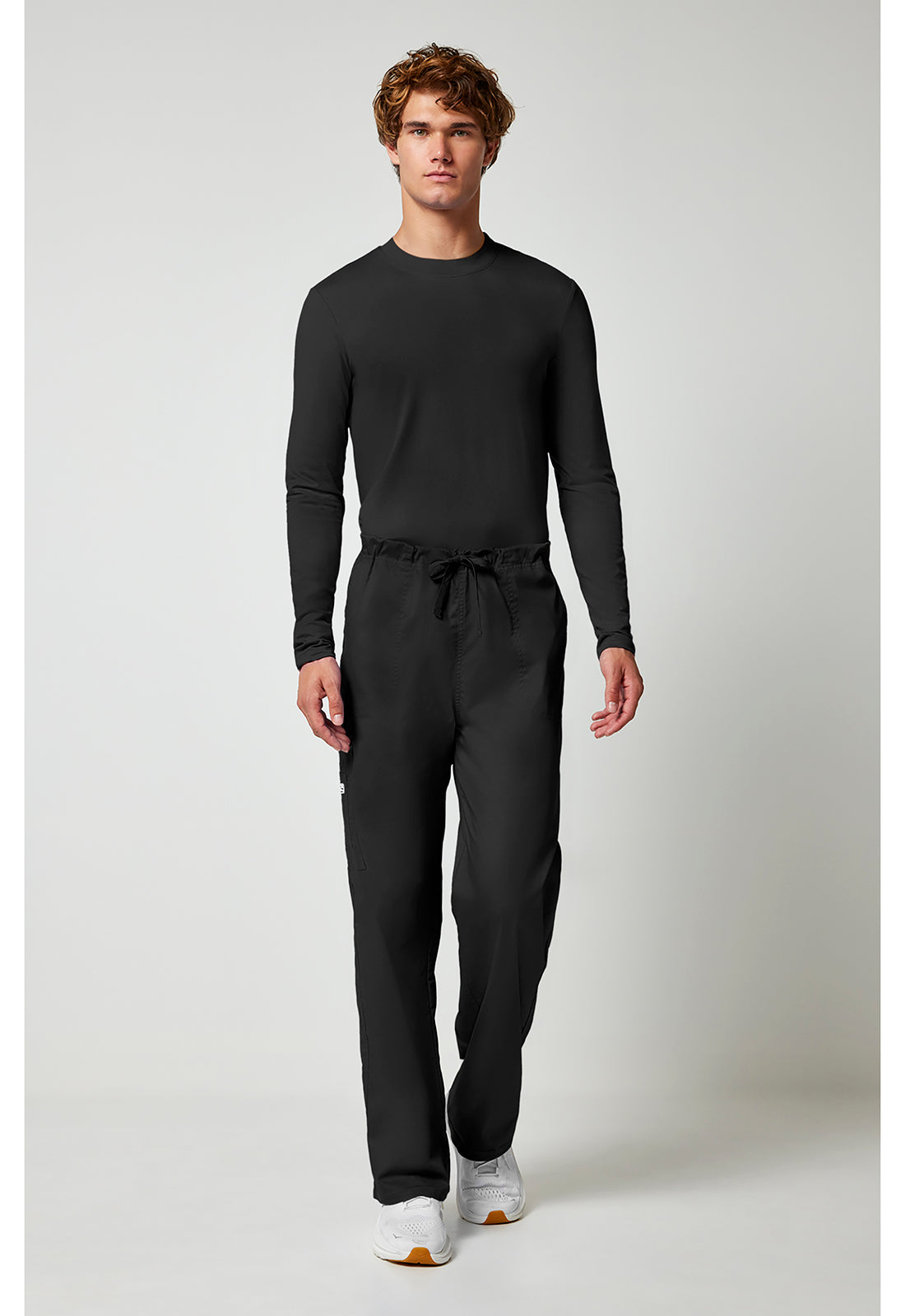 Unisex cargo broek met trekkoord met rechte pijpen en Core Stretch WWE4043