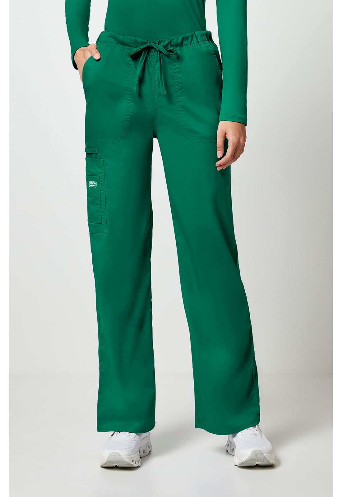 Unisex cargo broek met trekkoord met rechte pijpen en Core Stretch WWE4043