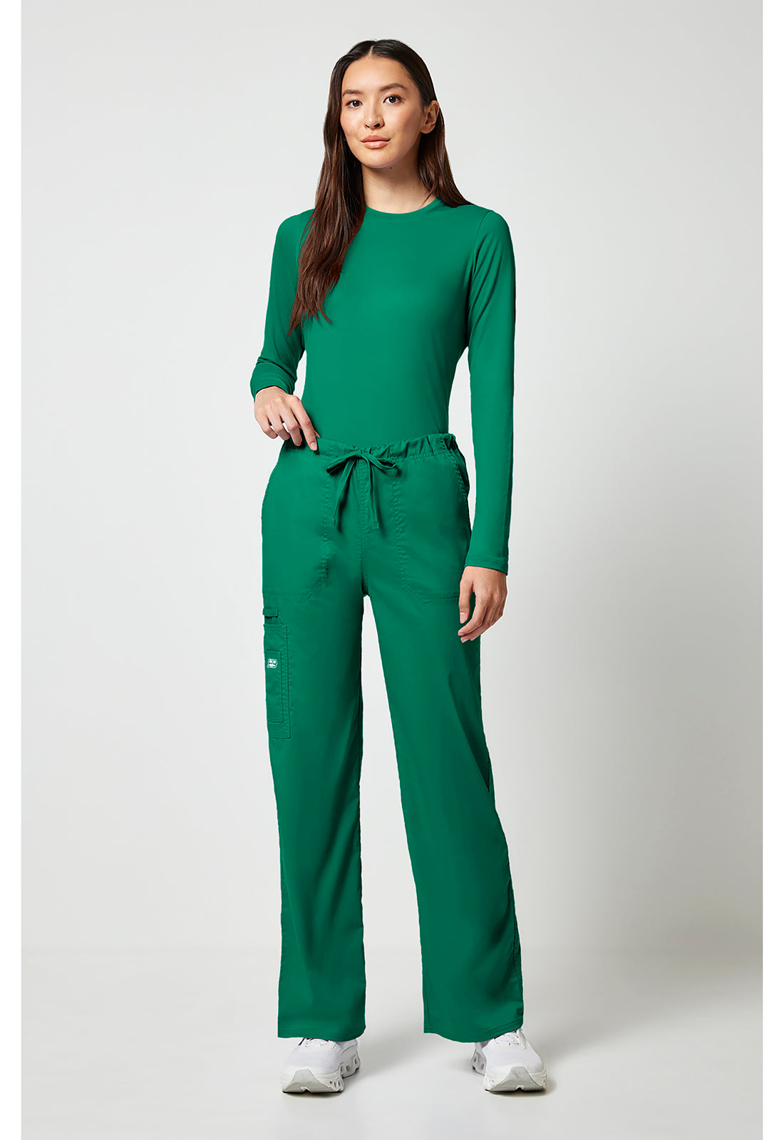 Unisex cargo broek met trekkoord met rechte pijpen en Core Stretch WWE4043