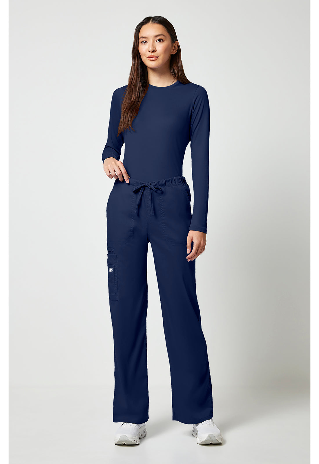 Unisex cargo broek met trekkoord met rechte pijpen en Core Stretch WWE4043