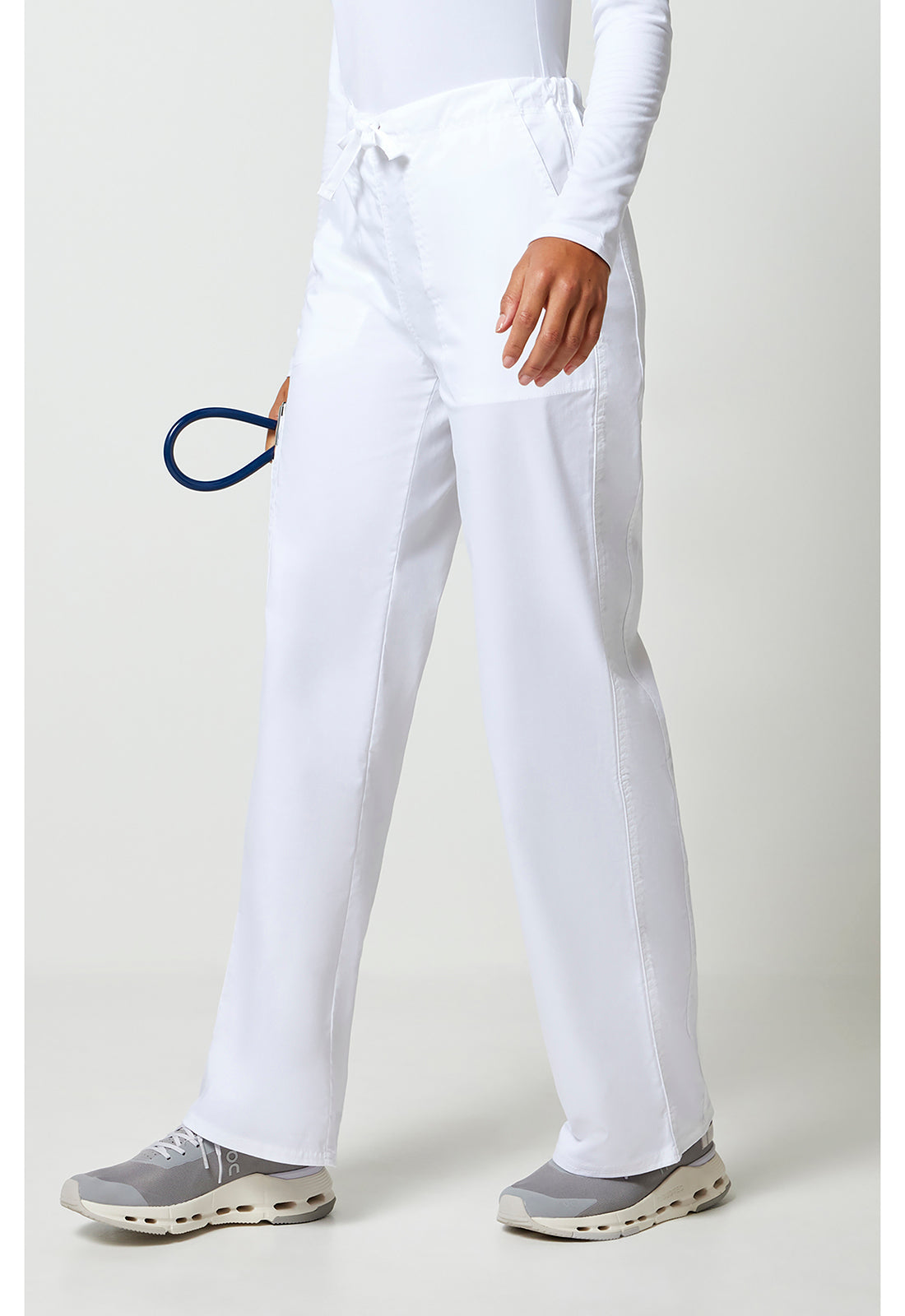 Unisex cargo broek met trekkoord met rechte pijpen en Core Stretch WWE4043