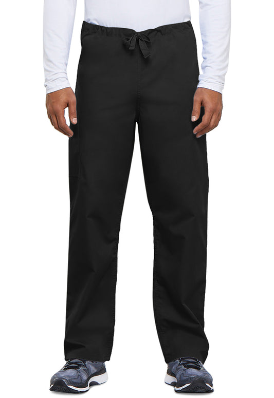 Unisex cargo broek met trekkoord met rechte pijpen en traditionele pasvorm