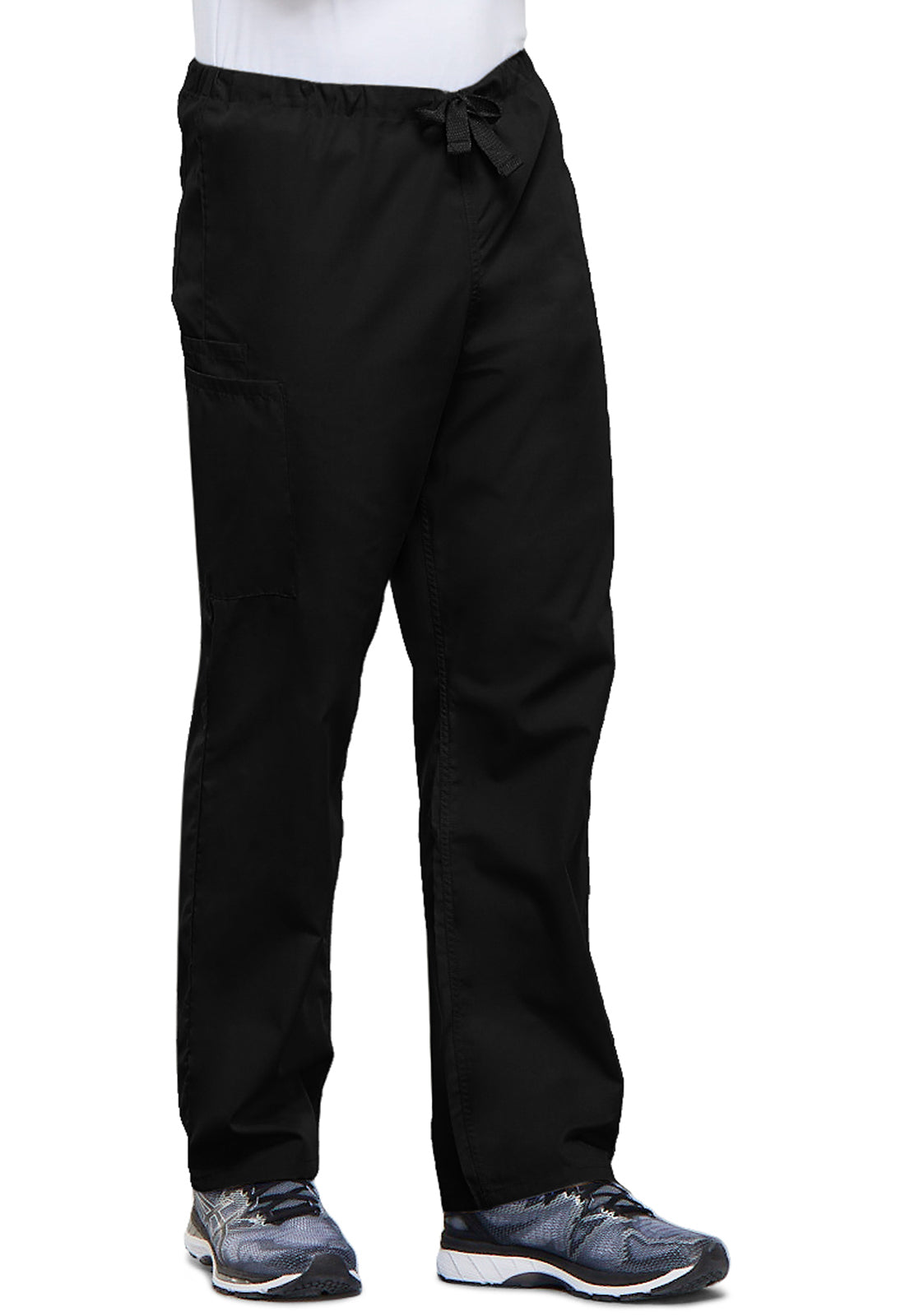 Unisex cargo broek met trekkoord met rechte pijpen en traditionele pasvorm
